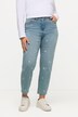 Momjeans, blombroderi, 5-pocketmodell