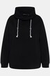sweatshirt, hart, zakken, opstaande kraag, lange mouwen