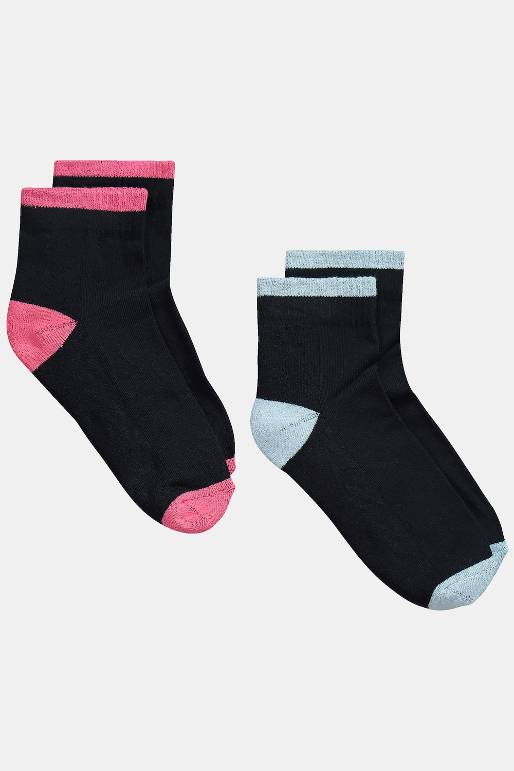 Grote Maten Korte sokken met schacht, Dames, blauw, Maat: 39-42, Katoen/Synthetische vezels, Ulla Popken