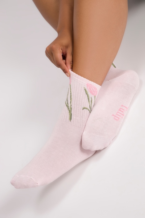 Overwegen Publiciteit Ter ere van sokken, bloemen, zachte ribschacht | Sokken | Kousen
