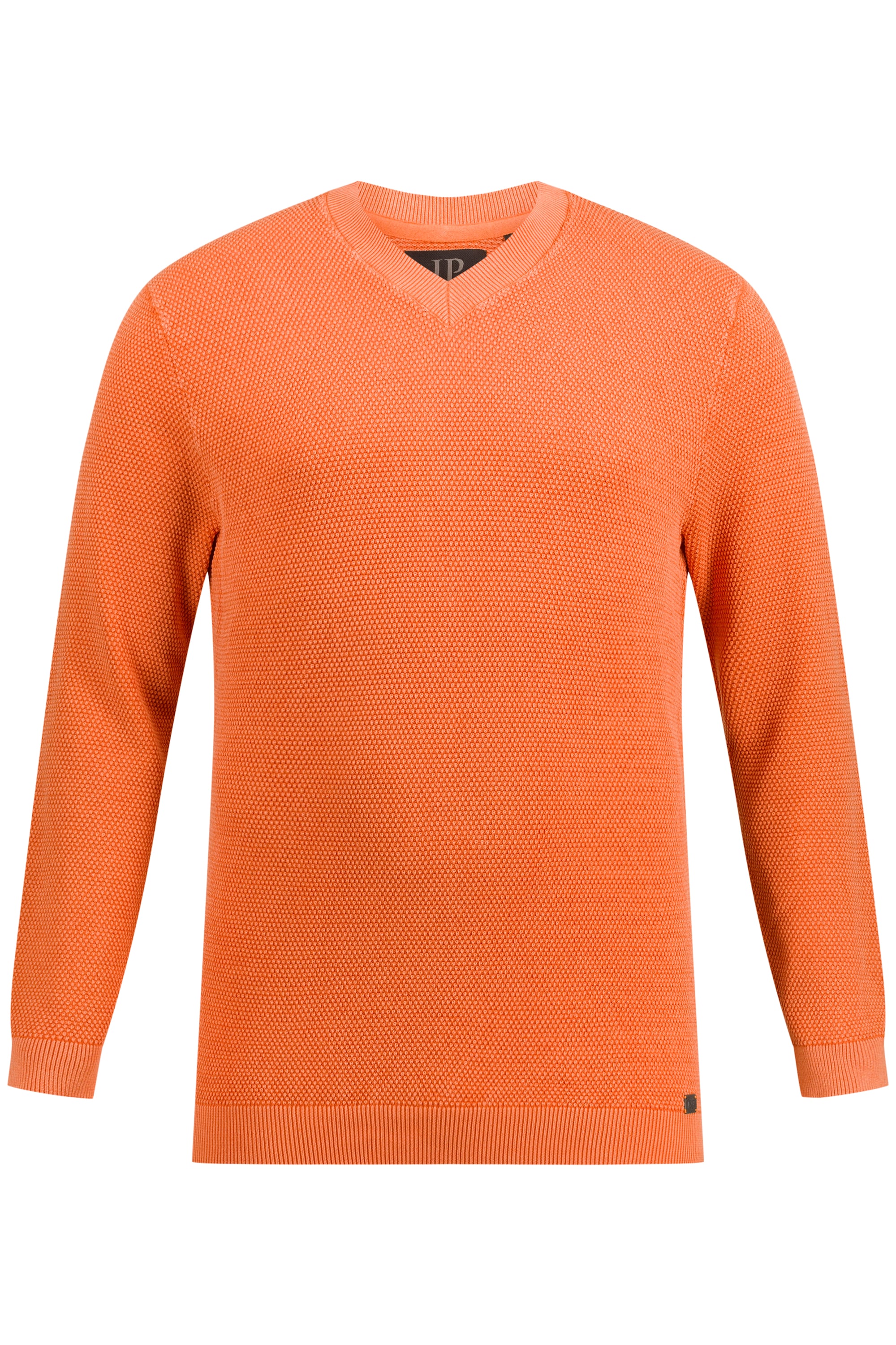 JP 1880 Herren große Größen Pullover stonewashed V Ausschnitt