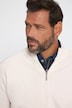 Cardigan en maille texturée à col montant