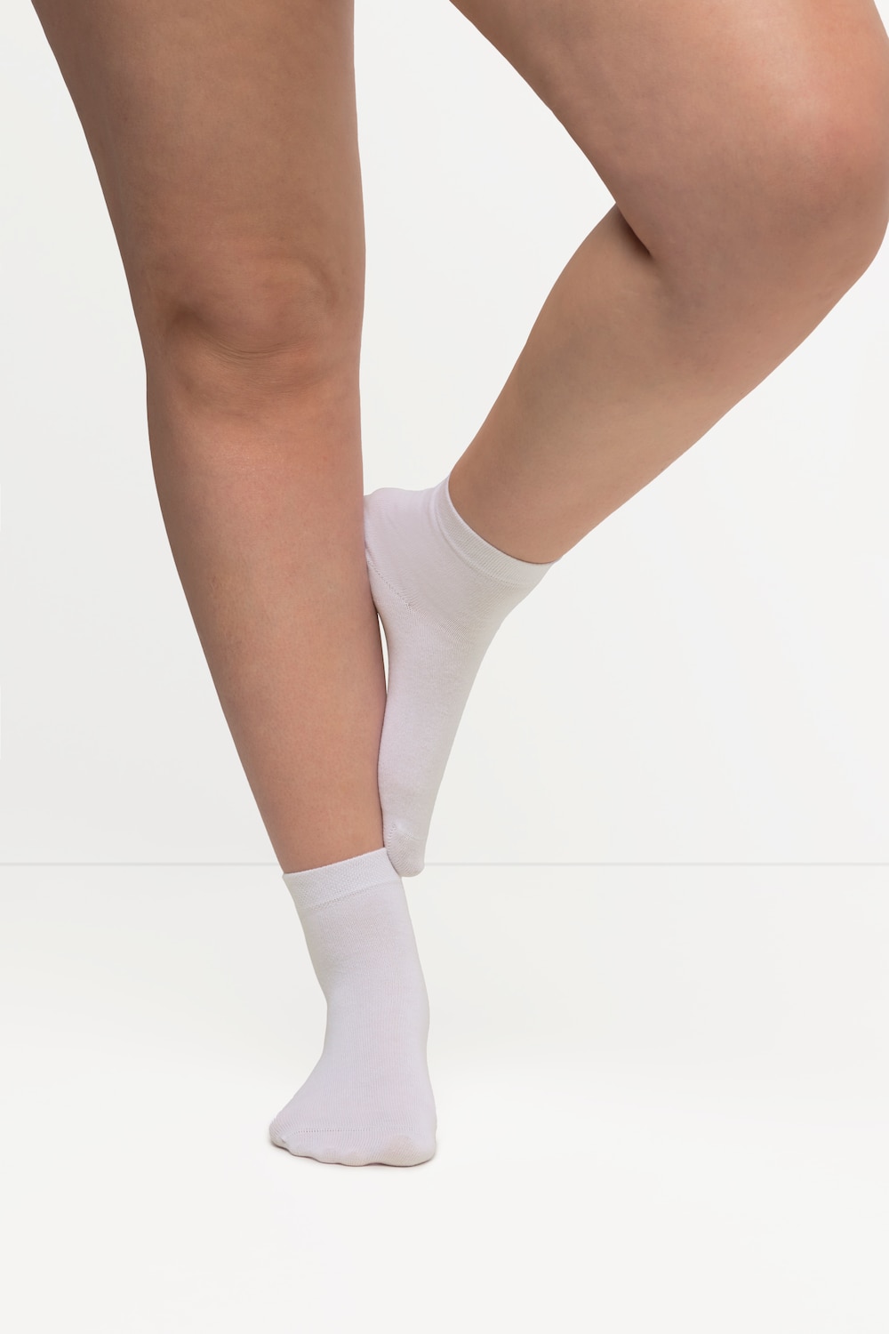 Große Größen Socken, Damen, beige, Größe: 39-42, Baumwolle/Synthetische Fasern, Ulla Popken