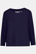 Boat Neck Super Soft Cotton Blend Stretch Sweatshirt