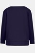 Boat Neck Super Soft Cotton Blend Stretch Sweatshirt