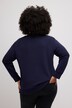 Boat Neck Super Soft Cotton Blend Stretch Sweatshirt