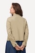 color jeansjasje, zoom met franjes, oversized, biologisch katoen