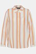 Striped Color Gradient Button Down Blouse