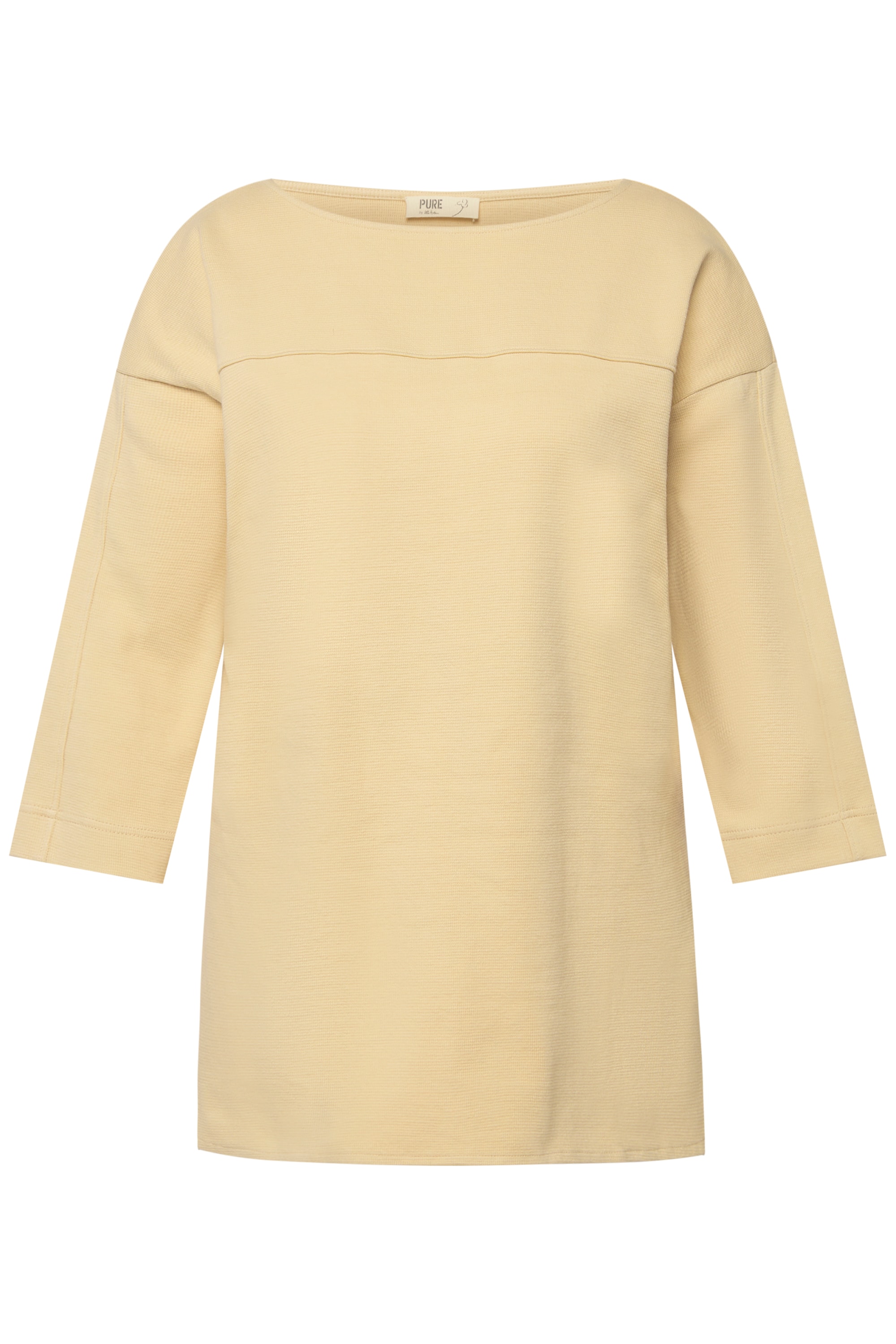 Ulla Popken Damen große Größen Shirt U Boot Ausschnitt 3 4 Arm
