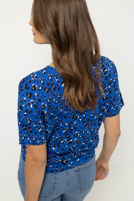 Color Leopard Print Tee