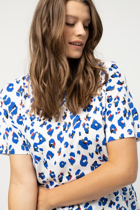 Large Leopard Print Tee