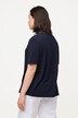 T-shirt, ozdobny szew, dekolt karo, krótki rękaw