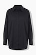 Hemdbluse, oversized, Hemdkragen, Langarm
