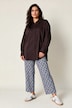 Hemdbluse, oversized, Hemdkragen, Langarm