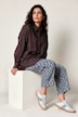 Hemdbluse, oversized, Hemdkragen, Langarm