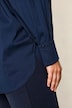 Hemdbluse, oversized, Hemdkragen, Langarm