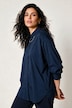 Hemdbluse, oversized, Hemdkragen, Langarm