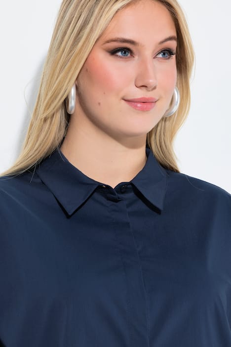 Chemisier oversize à manches longues