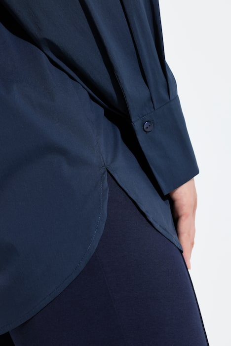 Chemisier oversize à manches longues