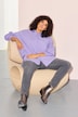 Hemdbluse, oversized, Langarm