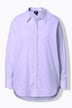 Hemdbluse, oversized, Langarm