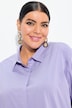 Hemdbluse, oversized, Langarm