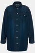 Jeanshemd, oversized, Hemdkragen, Langarm