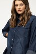 Jeanshemd, oversized, Hemdkragen, Langarm