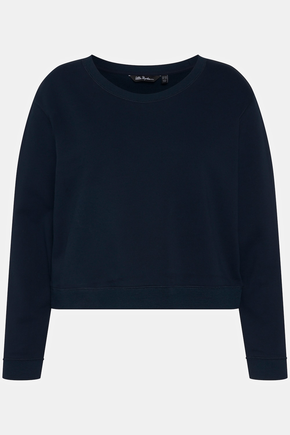 Stora storlekar Sweatshirt, Dam, blå, storlek: 46/48, Bomull/Polyester, Ulla Popken