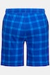 Schlafanzug, kurz, Shirt mit Print, karierte Shorts