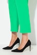 Pantaloni a 7/8 con pieghe e cintura elastica