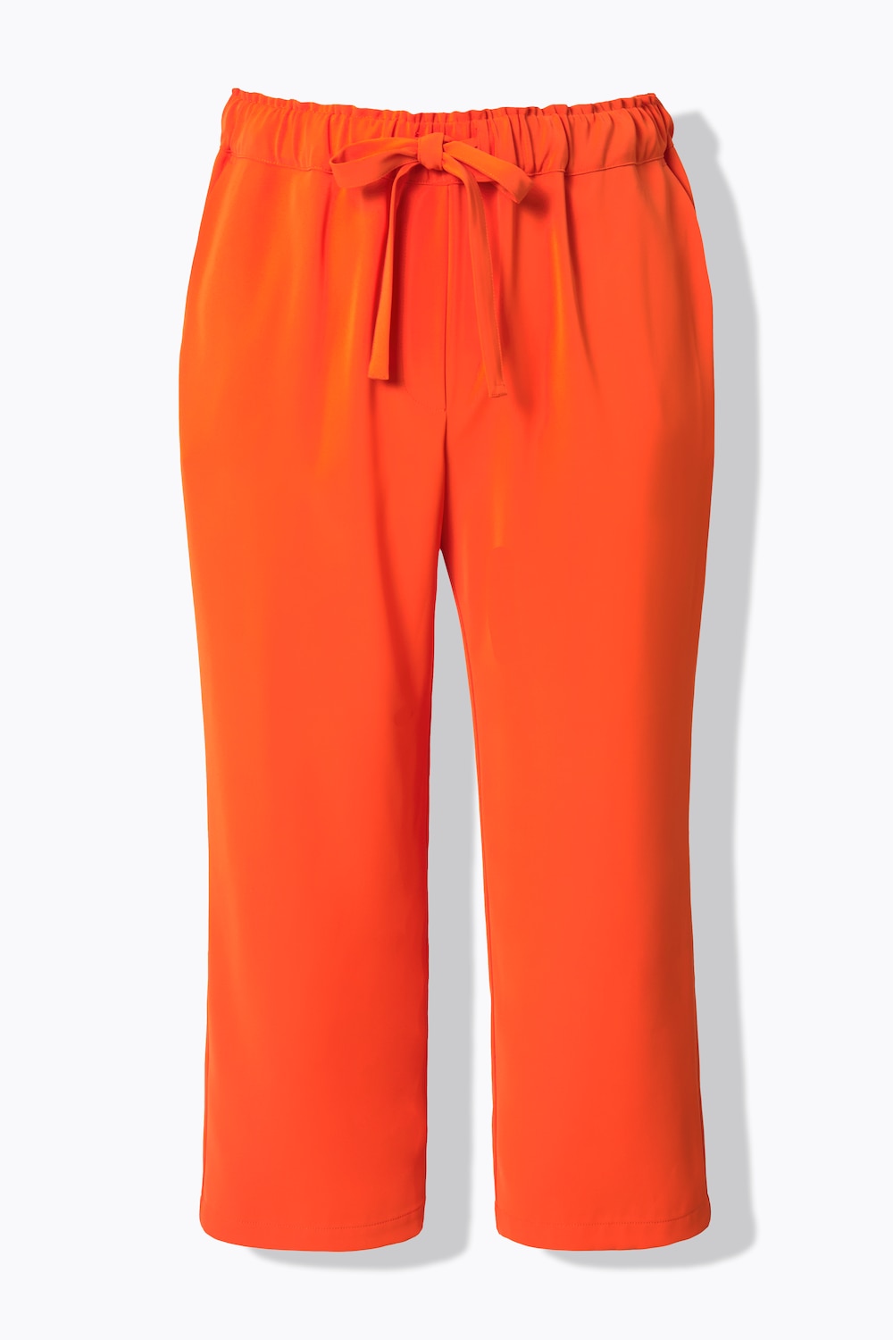 Stora storlekar 7/8-byxa, Dam, röd, storlek: 48, Polyester, Ulla Popken