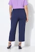7/8-broek, persplooien, elastische tailleband, strikbandje