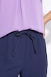 7/8-broek, persplooien, elastische tailleband, strikbandje
