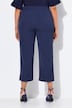 Pantalones con diseño crop, raya del pantalón, cintura elástica