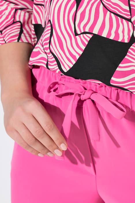 7/8-Hose, Bügelfalten, Elastikbund