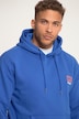 Sweat-shirt à capuche STHUGE. Coupe oversized. Imprimé dans le dos.
