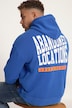 Sweat-shirt à capuche STHUGE. Coupe oversized. Imprimé dans le dos.