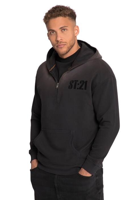 STHUGE mikina s kapucí, oversize, vintage vzhled, kapuce, do 8XL