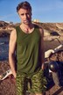 Bermuda, Shorts, Camouflage Print, Elastikbund