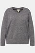 Pullover di cotone biologico con scollo a V e maniche lunghe