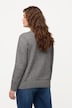 Pullover di cotone biologico con scollo a V e maniche lunghe