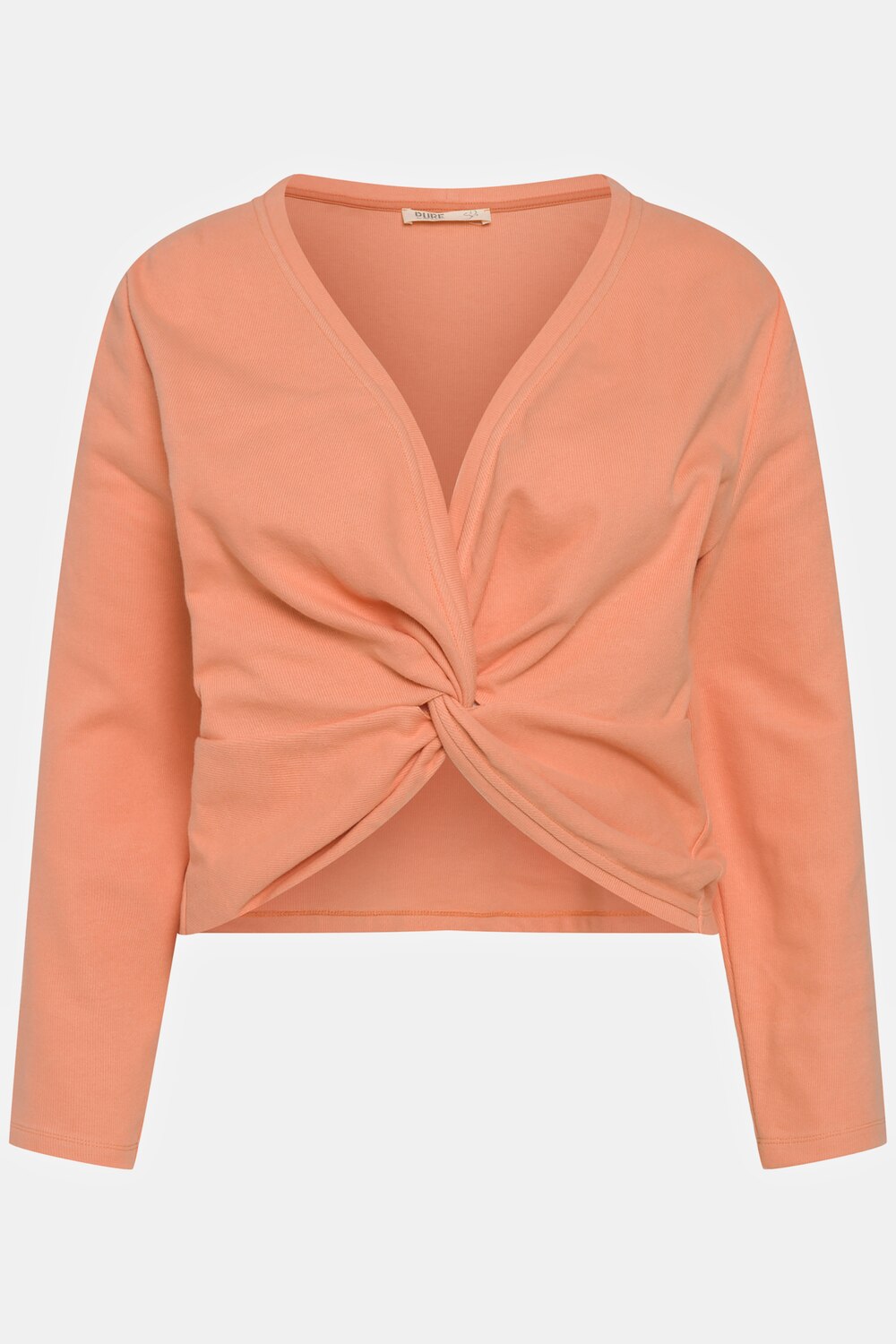 Stora storlekar Tröja, Dam, orange, storlek: 50/52, Bomull, Ulla Popken