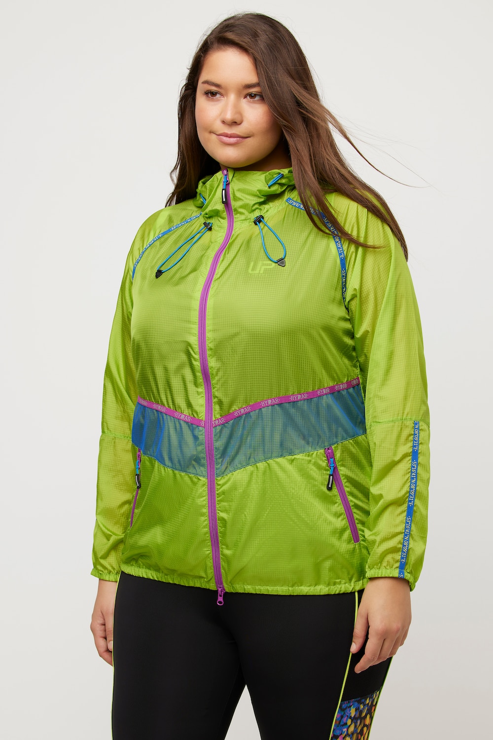 Große Größen Funktionsjacke, Damen, gelb, Größe: 42/44, Polyester, Ulla Popken