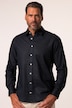 Chemise en lin mélangé, manches longues et col Kent, coupe Modern Fit