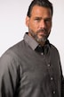 Chemise en lin mélangé, manches longues et col Kent, coupe Modern Fit