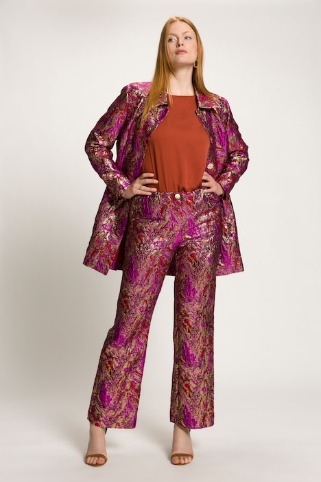Buy Anouk Gold Toned & Maroon Brocade Trousers - Trousers for Women 1065945  | Myntra
