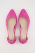 Leder-Ballerinas, Cut-Out, Weite H