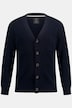 Cardigan à col V et patte de boutonnage, poche poitrine