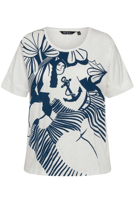 Tričko, kotva, oversize, kulatý výstřih, krátké rukávy